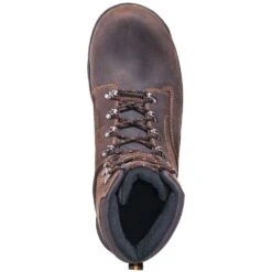 Danner Boots: Men's 12433 Waterproof EH Brown 6-Inch Slip-Resistant Boots -Overlook Boots shop danner 12433 t 01