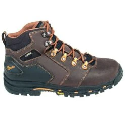 Danner Boots: Men's 13858 Brown Waterproof Vicious Work Boots -Overlook Boots shop danner 13858 o 01 1