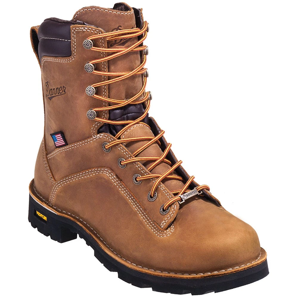 Danner Boots: Men's 17315 EH Brown Waterproof USA-Made Quarry Boots 5 Danner Boots: Men's 17315 EH Brown Waterproof USA-Made Quarry Boots - Image 3