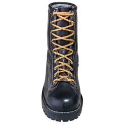 Danner Boots: Men's Black 11500 USA-Made EH Waterproof Super Rain Forest Boots -Overlook Boots shop danner no f 01