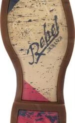Durango Boots: Men's DB4446 Brown Rebel Texas Flag Pull On Square Toe Work Boot 15 Durango Boots: Men's DB4446 Brown Rebel Texas Flag Pull On Square Toe Work Boot -Overlook Boots shop db4446 sole