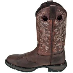 Durango Boots: Men's12 Inch Round Toe Leather Cowboy Boots DB5474 -Overlook Boots shop db5474 rockyi 01