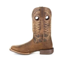Durango Boots: Men's DDB0221 Brown Rebel Pro 12 Inch Pull On Square Toe Work Boot -Overlook Boots shop ddb0221 instep