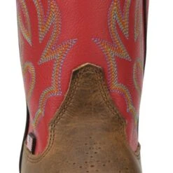 Double H Boots: Men's DH3556 Red Leather USA-Made 11-Inch Cowboy Boots -Overlook Boots shop dh3556 500xauto toe