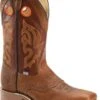 Double H Boots: Men's DH4400 Brown 12" Mickey ICE Roper Domestic Wide Square Toe Cowboy Boot -Overlook Boots shop dh4400 500xauto