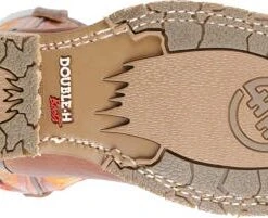 Double H Boots: Men's DH4400 Brown 12" Mickey ICE Roper Domestic Wide Square Toe Cowboy Boot 15 Double H Boots: Men's DH4400 Brown 12" Mickey ICE Roper Domestic Wide Square Toe Cowboy Boot -Overlook Boots shop dh4400 500xauto outsole