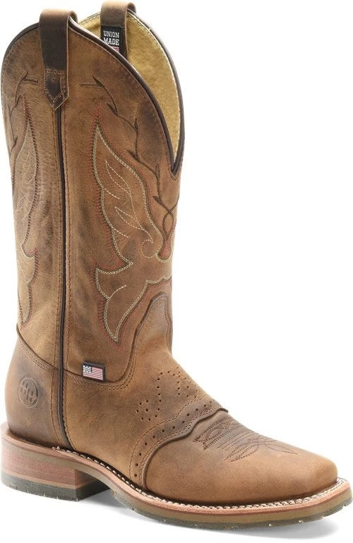 Double H Boots: Women's DH5314 Old Town Folklore Charity 12" Domestic Wide Square Toe Roper 3 Double H Boots: Women's DH5314 Old Town Folklore Charity 12" Domestic Wide Square Toe Roper