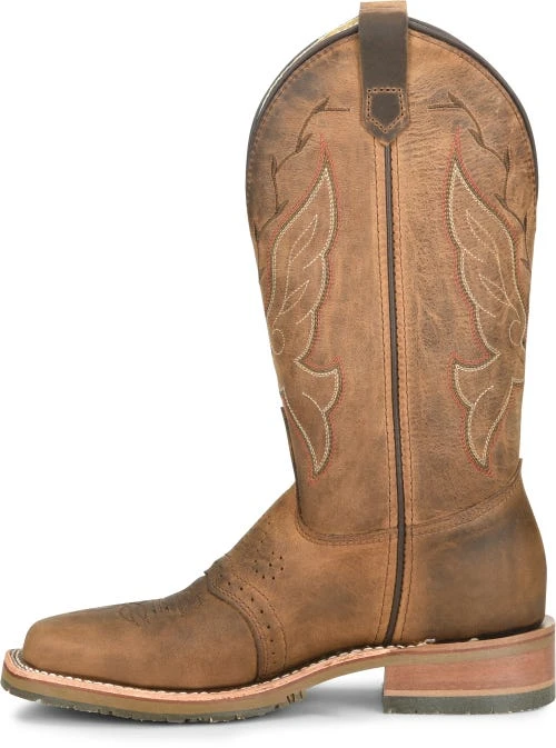 Double H Boots: Women's DH5314 Old Town Folklore Charity 12" Domestic Wide Square Toe Roper 5 Double H Boots: Women's DH5314 Old Town Folklore Charity 12" Domestic Wide Square Toe Roper - Image 3