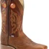 Double H Boots: Men's DH5400 Brown Square Steel Toe ICE Roper 13" Pull On Cowboy Boot 2 Double H Boots: Men's DH5400 Brown Square Steel Toe ICE Roper 13" Pull On Cowboy Boot -Overlook Boots shop dh5400 500xauto
