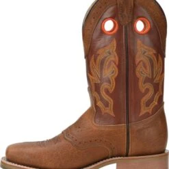 Double H Boots: Men's DH5400 Brown Square Steel Toe ICE Roper 13" Pull On Cowboy Boot 11 Double H Boots: Men's DH5400 Brown Square Steel Toe ICE Roper 13" Pull On Cowboy Boot -Overlook Boots shop dh5400 500xauto instep
