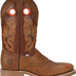 Double H Boots: Men's DH5400 Brown Square Steel Toe ICE Roper 13" Pull On Cowboy Boot 10 Double H Boots: Men's DH5400 Brown Square Steel Toe ICE Roper 13" Pull On Cowboy Boot -Overlook Boots shop dh5400 500xauto profile