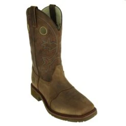 Double H Boots: Men's DH5134 ICE Brown EH Ropers -Overlook Boots shop double h dh5134 p 001