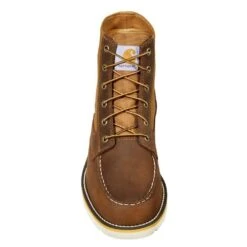 Carhartt Boots: Men's FW6035-M Brown Leather And Nylon 6-Inch Soft Toe Wedge Work Boot -Overlook Boots shop download 66