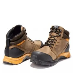 Timberland Pro Boots: Men's A1ZR1 Brown Orange Reaxion Composite Toe Waterproof Hiker -Overlook Boots shop download 81 2