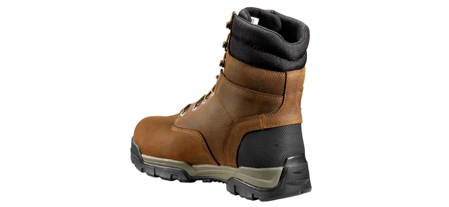 Carhartt Boots: Men's CME8047 Brown Oil Tanned Ground Force 8-Inch Soft Toe Work Boot 6 Carhartt Boots: Men's CME8047 Brown Oil Tanned Ground Force 8-Inch Soft Toe Work Boot - Image 4