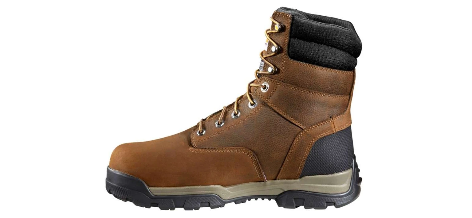 Carhartt Boots: Men's CME8047 Brown Oil Tanned Ground Force 8-Inch Soft Toe Work Boot 4 Carhartt Boots: Men's CME8047 Brown Oil Tanned Ground Force 8-Inch Soft Toe Work Boot - Image 2