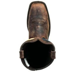 Durango Boots: Men's Steel Toe DB021 EH Texas Flag Cowboy Boots -Overlook Boots shop durango db 021 t 01