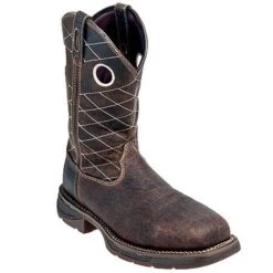 Durango Boots: Men's DB4354 Composite Toe EH Brown Cowboy Work Boots -Overlook Boots shop durango db4354 p 01