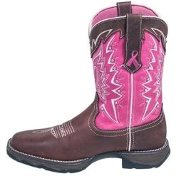 Durango Boots: Women's Brown RD3557 Pink Awareness Western Work Boots 11 Durango Boots: Women's Brown RD3557 Pink Awareness Western Work Boots -Overlook Boots shop durango rd3557 i 01