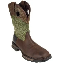 Durango Boots: Men's Brown/Green DDB0177 Maverick XP Waterproof Boots -Overlook Boots shop durango ddb0177 1