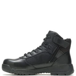 Bates Boots: Men's E03164 Black Composite Toe Tactical Sport 2 Mid Side Zip EH Work Boot 12 Bates Boots: Men's E03164 Black Composite Toe Tactical Sport 2 Mid Side Zip EH Work Boot -Overlook Boots shop e03164 2
