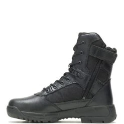 Bates Boots: Women's E03580 Black Soft Toe Tactical Sport 2 Tall Side Zip Work Boot -Overlook Boots shop e03580 3 1 edit