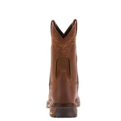Ariat Boots: Men's 10001198 Brown Waterproof Workhog Boots -Overlook Boots shop f18 mns workhog pullon wp simmons 10001198 heel