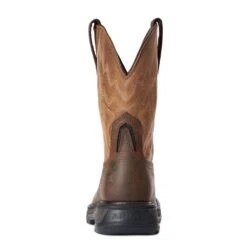Ariat Boots: Men's 10033963 Rye Brown Big Rig Work Boot 10 Ariat Boots: Men's 10033963 Rye Brown Big Rig Work Boot -Overlook Boots shop f20 mns work 10033963 heel