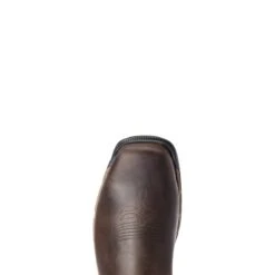 Ariat Boots: Men's 10034157 Dark Brown Rebar Flex Western Waterproof Composite Toe Work Boot -Overlook Boots shop f20 mns work 10034157 toe
