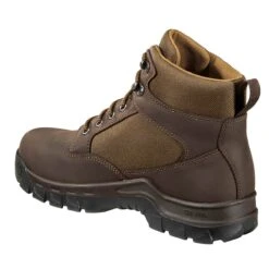 Black Diamond Carhartt Boots: Men's FF6213 Brown Steel Toe Rugged Flex 6" Waterproof Work Boot -Overlook Boots shop ff6213 m 2edit