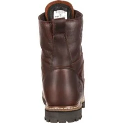 Georgia Boot: Men's G101 Brown 8" Waterproof Work Boots -Overlook Boots shop g101 4 large