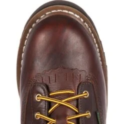 Georgia Boot: Men's G101 Brown 8" Waterproof Work Boots -Overlook Boots shop g101 6 large