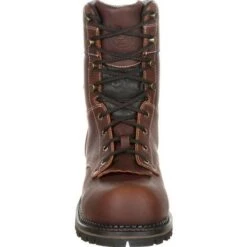 Georgia Boots: Men's GB00236 Brown AMP LT Composite Toe Logger Boots -Overlook Boots shop gb00236 3 large