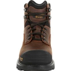 Georgia Boot GB00284 Men's Brown 6" Composite Toe Rumbler Boots -Overlook Boots shop gb00284 3 large
