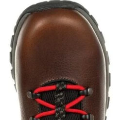 Georgia Boots: Men's GB00397 Brown Black Eagel Trail Waterproof Alloy Toe Hiker Work Boot -Overlook Boots shop gb00397 6 large