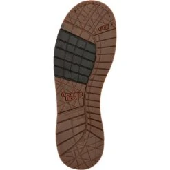 Georgia Boots: Men's GB00489 Brown Plain Toe AMP LT Wedge Moc Toe EH 6" Work Boot -Overlook Boots shop gb00489 outsole