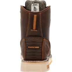 Georgia Boots: Men's GB00592 Brown Nano Composite Toe AMP LT Wedge Moc Toe Waterproof Work Boot -Overlook Boots shop gb00592 back