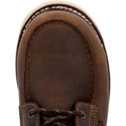 Georgia Boots: Men's GB00592 Brown Nano Composite Toe AMP LT Wedge Moc Toe Waterproof Work Boot -Overlook Boots shop gb00592 birdseye