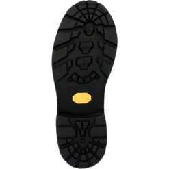 Georgia Boots: Men's GB00603 Black Plain Toe 8" USA Made Logger Waterproof Work Boot -Overlook Boots shop gb00603 outsole