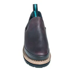 Georgia Boots: Men's Brown GR262 Oil Resistant Giant Romeo Soggy Work Boots -Overlook Boots shop georgia g262 f 01