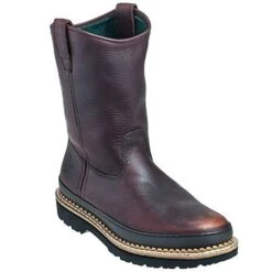 Georgia Boot G4274 Men’s Georgia Giant Brown Pull On Wellington Work Boots -Overlook Boots shop georgia g4274 p 01 1
