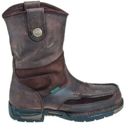 Georgia Boots: Men's Athens Brown G4403 Waterproof Non Slip Wellington Work Boots -Overlook Boots shop georgia g4403 o 01