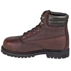 Georgia Boots: Waterproof G6174 Brown Steel Toe EH Men's 6-Inch Oiler Work Boots -Overlook Boots shop georgia g6174 i 01