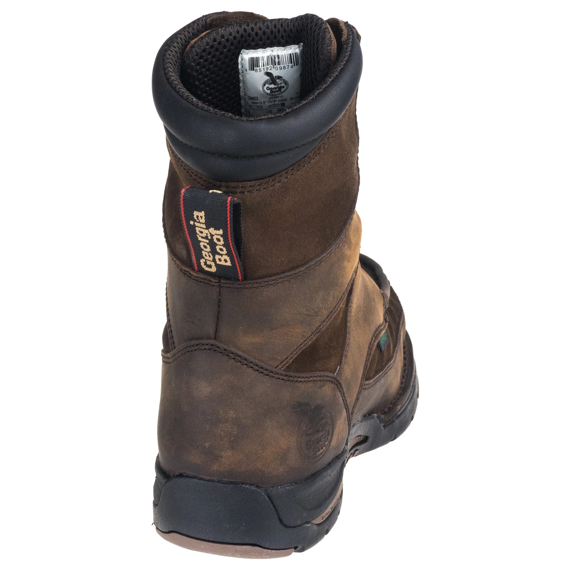Georgia Boots: Waterproof 8-Inch Men's G9453 Brown Moc-Toe Athens Work Boots 9 Georgia Boots: Waterproof 8-Inch Men's G9453 Brown Moc-Toe Athens Work Boots - Image 7