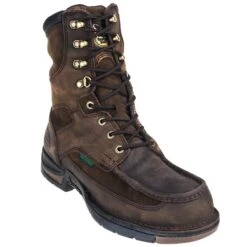 Georgia Boots: Waterproof 8-Inch Men's G9453 Brown Moc-Toe Athens Work Boots 11 Georgia Boots: Waterproof 8-Inch Men's G9453 Brown Moc-Toe Athens Work Boots -Overlook Boots shop georgia g9453 p 01