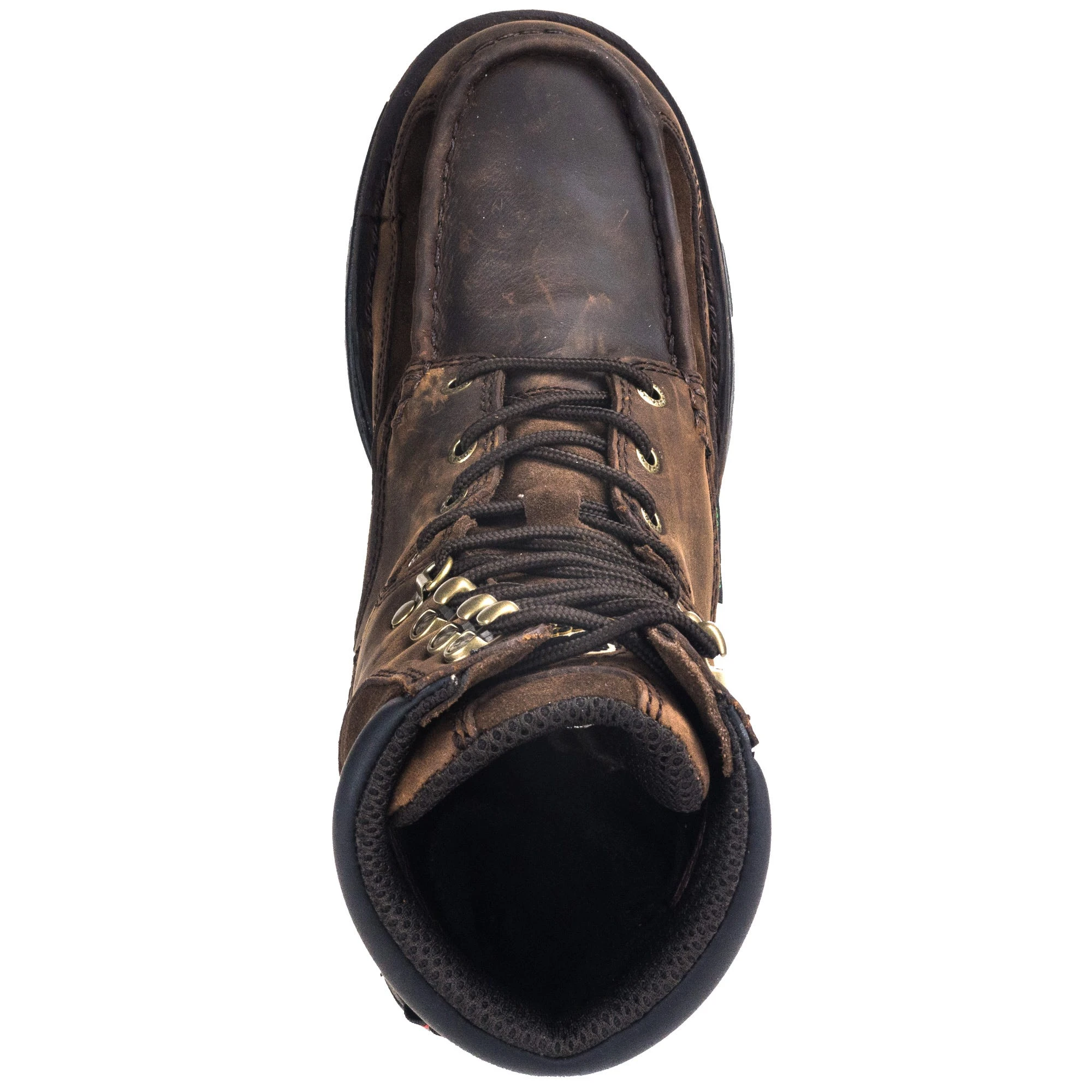 Georgia Boots: Waterproof 8-Inch Men's G9453 Brown Moc-Toe Athens Work Boots 4 Georgia Boots: Waterproof 8-Inch Men's G9453 Brown Moc-Toe Athens Work Boots - Image 2