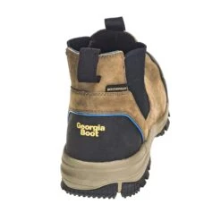 Georgia Boots: Waterproof Non-Metallic Men's GB00106 Brown Blue Collar Chelsea Romeo Boots -Overlook Boots shop georgia gb00106 b 01