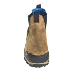 Georgia Boots: Waterproof Non-Metallic Men's GB00106 Brown Blue Collar Chelsea Romeo Boots -Overlook Boots shop georgia gb00106 f 01