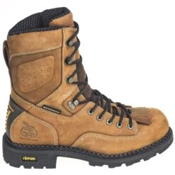 Georgia Boots: Men's Waterproof GB00122 Brown Slip-Resistant Comfort Core Logger Work Boots -Overlook Boots shop georgia sb0012 o 01 1