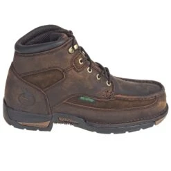 Georgia Boots: Waterproof Men's 6-Inch Brown G7403 Moc-Toe Athens Work Boots -Overlook Boots shop georgia sg7403 o 01